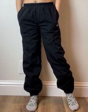 Black Cargo Track Pants