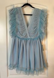 Amelia Dress In Baby Blue