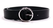 Brandy Melville Round Buckle Black Belt