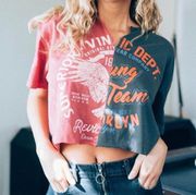 Revice Denim REVICE | crop top graphic tee