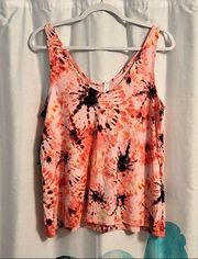 Flowy tie dye tank