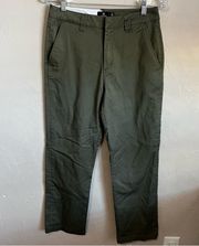 Volcom Frochickie Boyfriend Olive Green Chino Pants