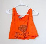 Cropped  Graphic Tank, Size M-XL