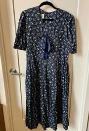 Laura Ashley Vintage Floral Dress Size 12