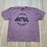 MEW AC/DC HIGH VOLTAGE 90’S GRAPHIC OVERSIZED BAND TEE SZ XL