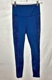 Anthropologie Daily Practice Blue Leggings Size S (25x29) Pull On Athletic Yoga