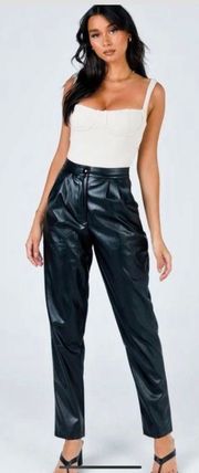 Black Leather Pants