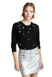 Rebecca Minkoff Lilita Star Embroidered Sweater