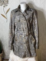 Double-Breasted Belted Coat