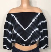 Michael Stars Tie Dye peasant top. New