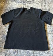 JACK MULQUEEN Silksation Black Blouse Size Small