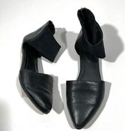 [ Women 8 ] Pointy Toe Flats in Black