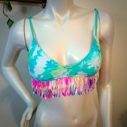 Hobie Gorgeous fringe bikini top