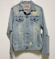 (W) New! Brooklyn Cloth Distressed Denim Jacket