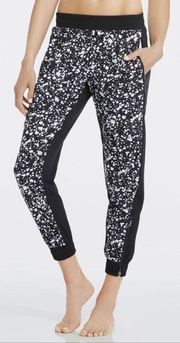 Anguilla Black and White Joggers