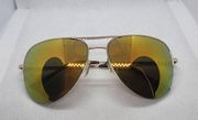 Steve Madden Gold & Tortoiseshell Aviator Sunglasses