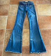 Tularosa Penelope Mid Rise Flare jeans size 24