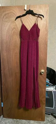 Burgundy Prom Dress