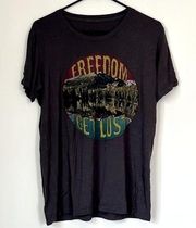 Hot Topic Freedom/Get Lost Nature Graphic Tee - Large