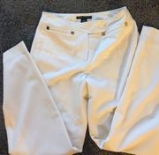 Larry Levine Lt Cream Dress Slacks Sz 6