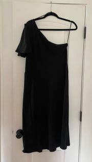 Who What Where Black T-shirt One Shoulder Dress Size M