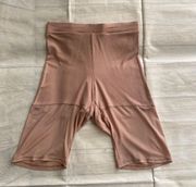 Women Stretch Mesh Tan Underwear Shorts Size Medium