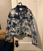 Tie Dye Jean Jacket