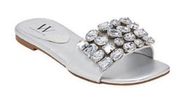 WORTHINGTON FADLEY Embellished jewels Slip-On Slide Sandals