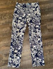 J. McLaughlin Size 8 Safari Stretchy Full Length Lightweight Casual Pants