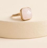 Rose Quartz Gemstone Ring