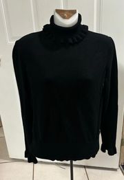 Small  Black Turtleneck