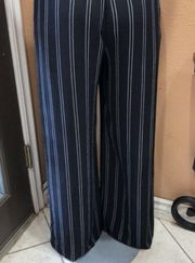 Guess striped halter black jumpsuit