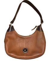 Dooney & Bourke bag shoulder bag Cognac pebbled leather