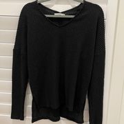 Active USA Black Drop Shoulder Sweater Drop shoulder