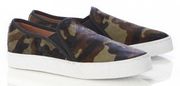 Camo Calf Hair Sneaker