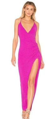 Andela Maxi Gown in Fuchsia