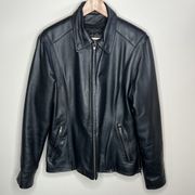 Leather  Black Leather Jacket  Lined Women’s Size XL