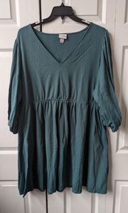 Ava & Viv green plus size dress 