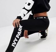 Ivy Park Black and White Logo Leggings Women’s XS