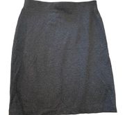 PHILOSOPHY women's size 8 grey pencil skirt with gold zipper in back