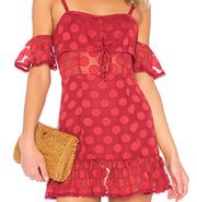 Tularosa Red Polka Dot Dress