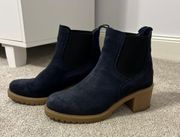 Navy Chelsea Boots