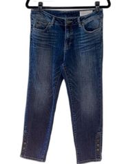 | Jeans w/ Button Snap detail at ankle | Size 29 (8)