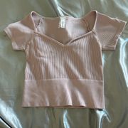 Short Sleeve Cropped Top