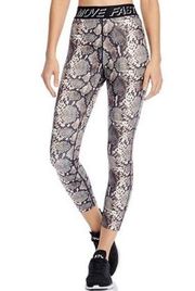 Move Fast by PAM & GELA Snake-Print 7/8 Leggings size Small