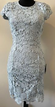 Floral Lace Short Dress