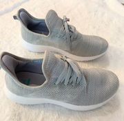 Athletic Works Grey & White Sneakers Size 8.5