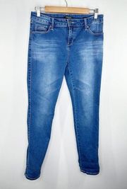 Kenneth Cole Skinny Medium Wash Blue Cotton Blend Denim Jeans Women's Size 10