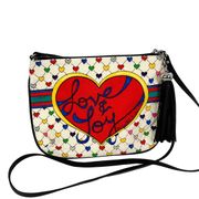 Brighton Love Joy Pouch Promotional Canvas Crossbody Purse Handbag