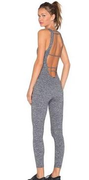 [Koral] Jet Jumpsuit in Heather Grey- Size Small